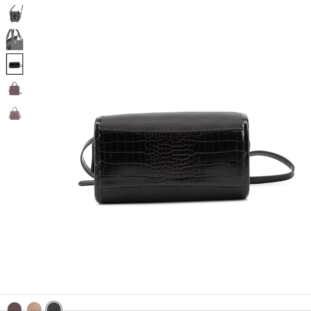 Like Dreams Black Handbag. Hudson Mini Tote. - Picture 4 of 8